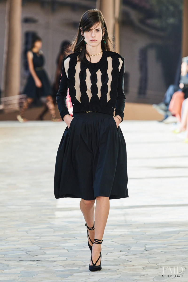 Miriam Sanchez featured in  the Ports 1961 fashion show for Spring/Summer 2021