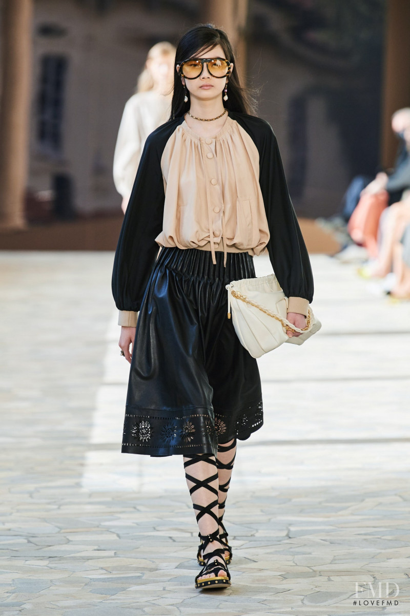 Sherry Shi featured in  the Ports 1961 fashion show for Spring/Summer 2021