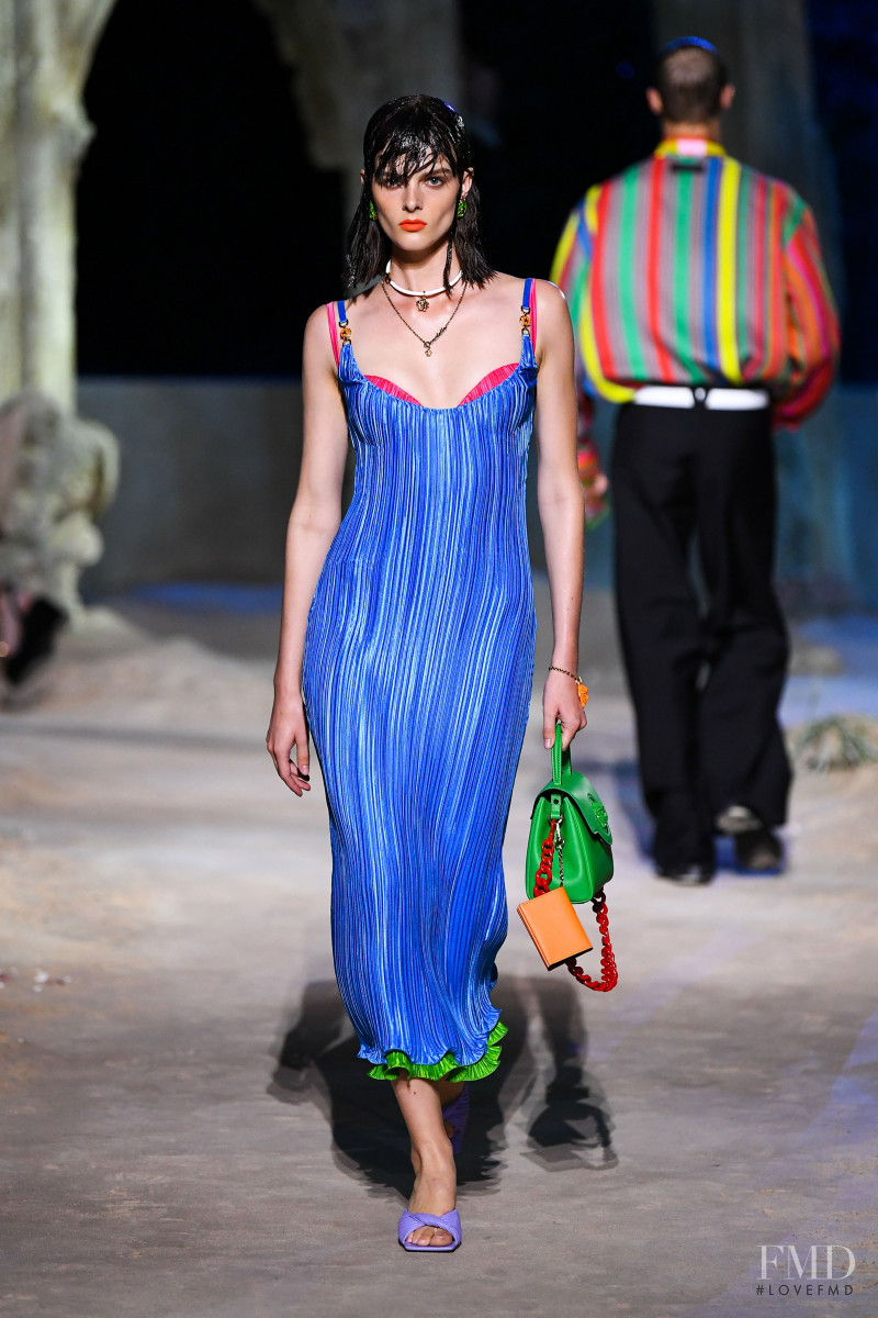 Aylah Peterson featured in  the Versace fashion show for Spring/Summer 2021