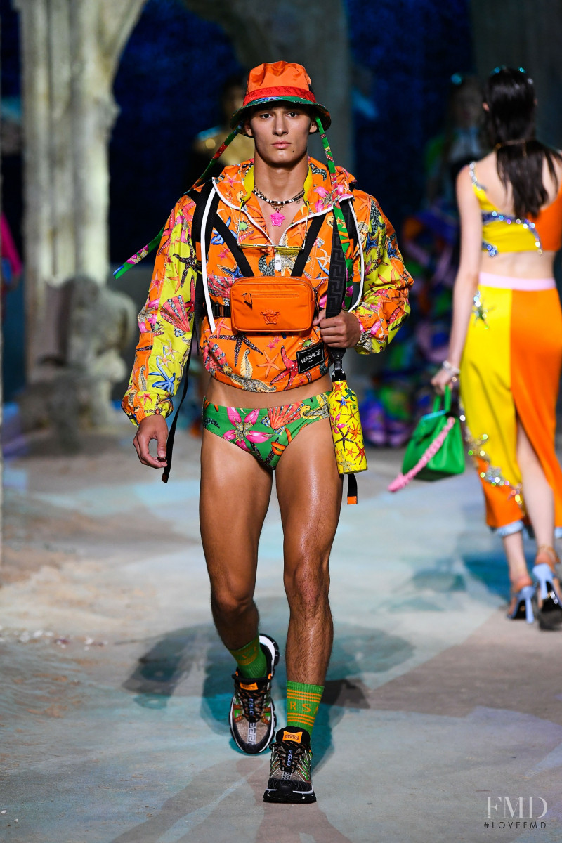 Rumen Radev featured in  the Versace fashion show for Spring/Summer 2021