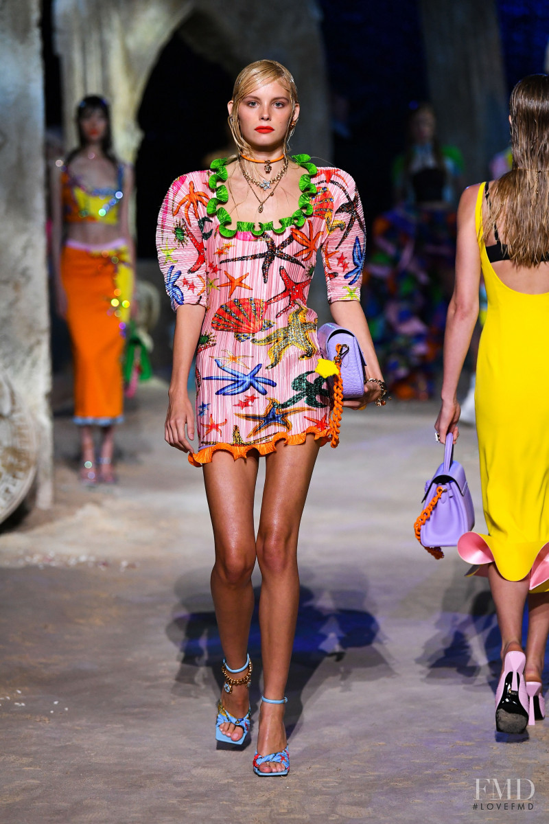 Tara Halliwell featured in  the Versace fashion show for Spring/Summer 2021