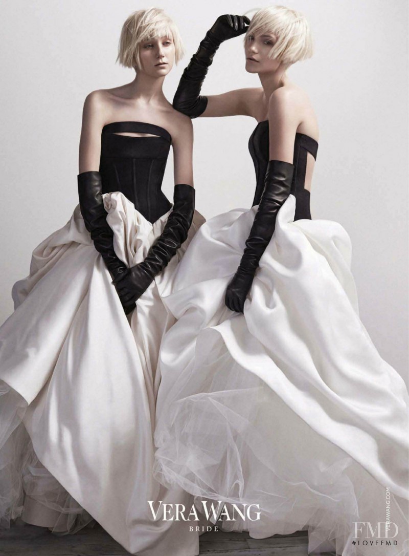 Dorothea Barth Jorgensen featured in  the Vera Wang advertisement for Spring/Summer 2014