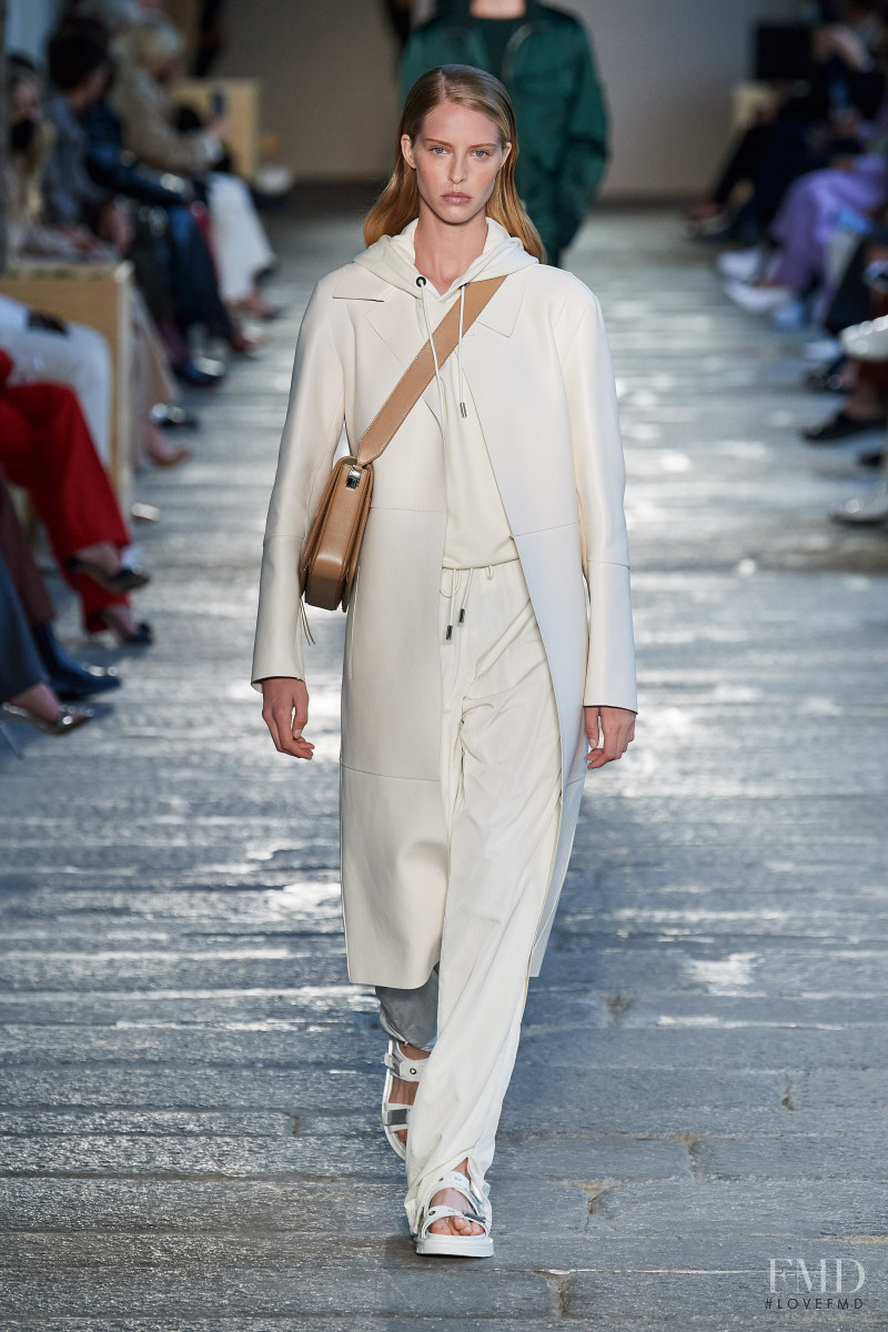 Abby Champion featured in  the Boss by Hugo Boss fashion show for Spring/Summer 2021