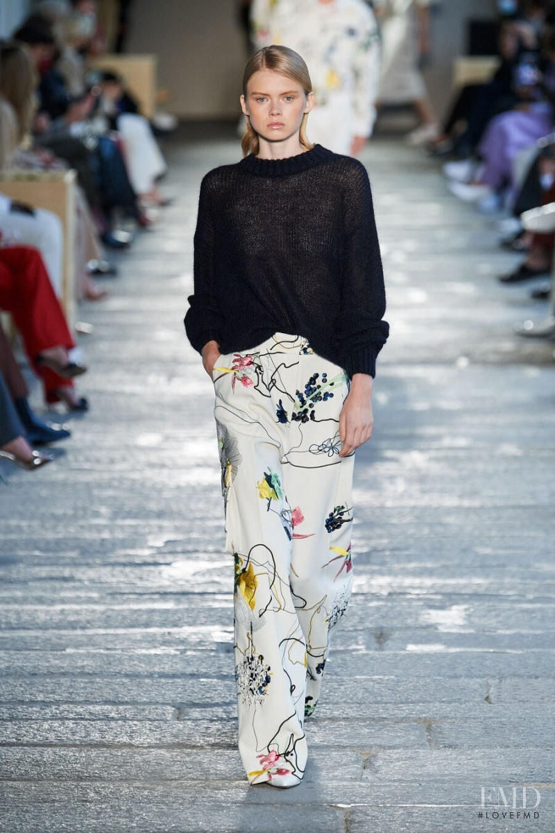 Evie Harris featured in  the Boss by Hugo Boss fashion show for Spring/Summer 2021