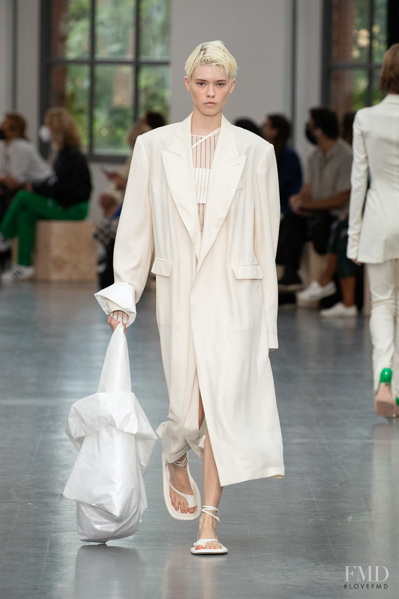 Maike Inga featured in  the Sportmax fashion show for Spring/Summer 2021