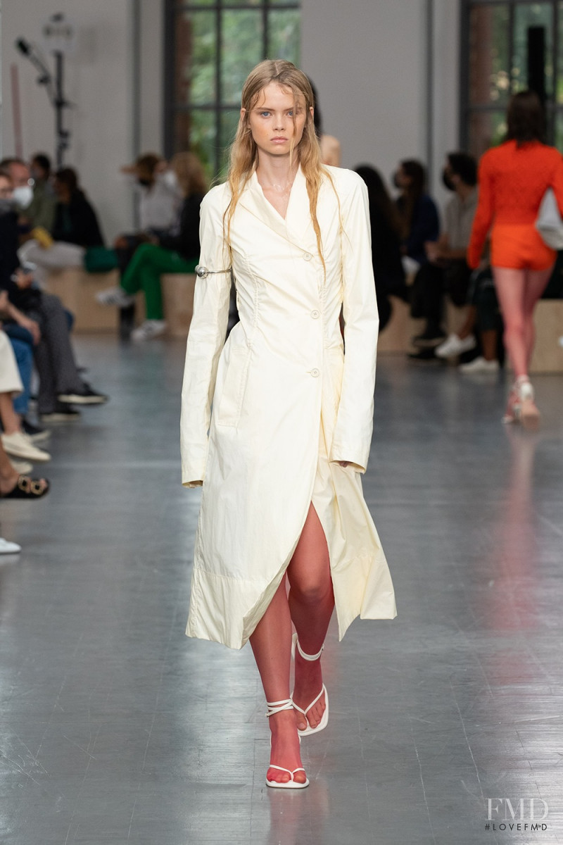 Evie Harris featured in  the Sportmax fashion show for Spring/Summer 2021