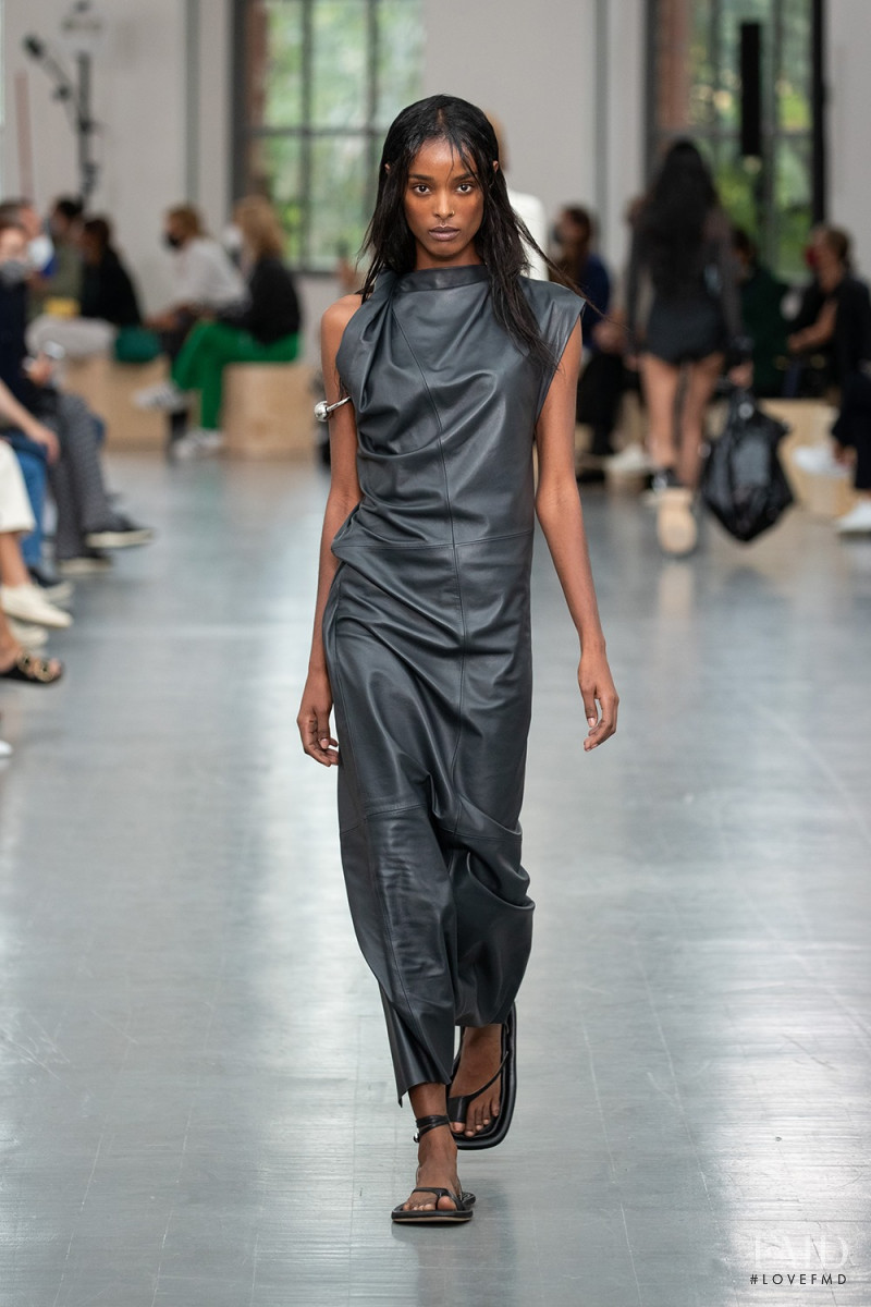 Malika Louback featured in  the Sportmax fashion show for Spring/Summer 2021
