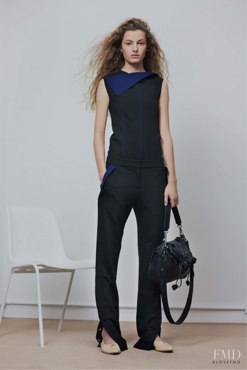 Felice Noordhoff featured in  the Paco Rabanne lookbook for Pre-Fall 2018