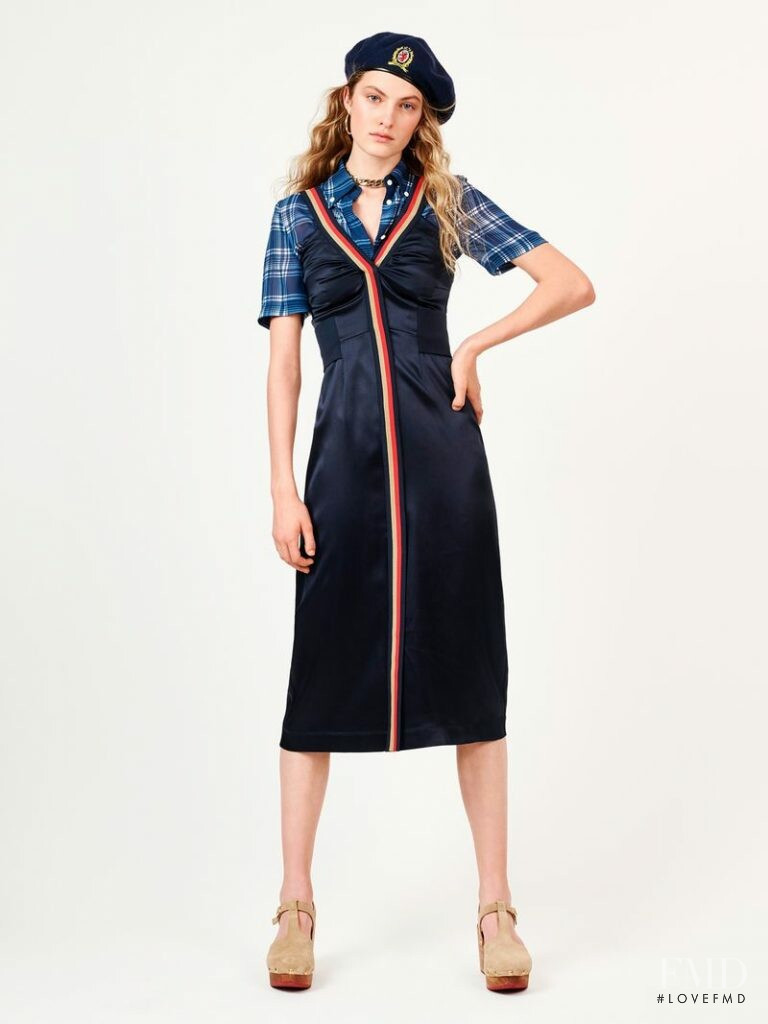 Felice Noordhoff featured in  the Tommy Hilfiger lookbook for Resort 2019