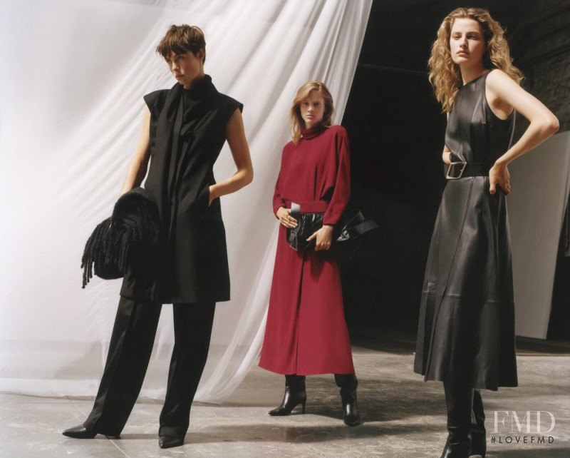 Edie Campbell featured in  the Massimo Dutti The Movement Study lookbook for Autumn/Winter 2020