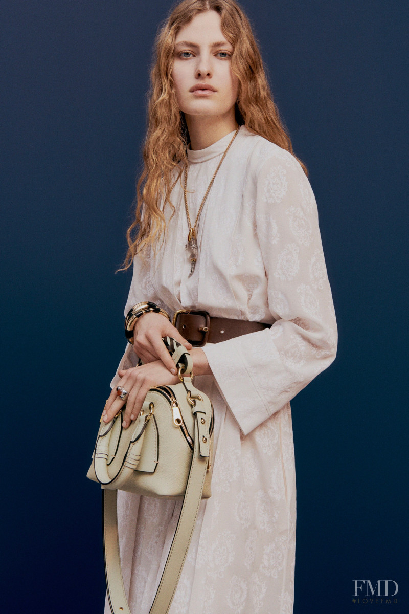 Felice Noordhoff featured in  the Chloe lookbook for Pre-Fall 2020