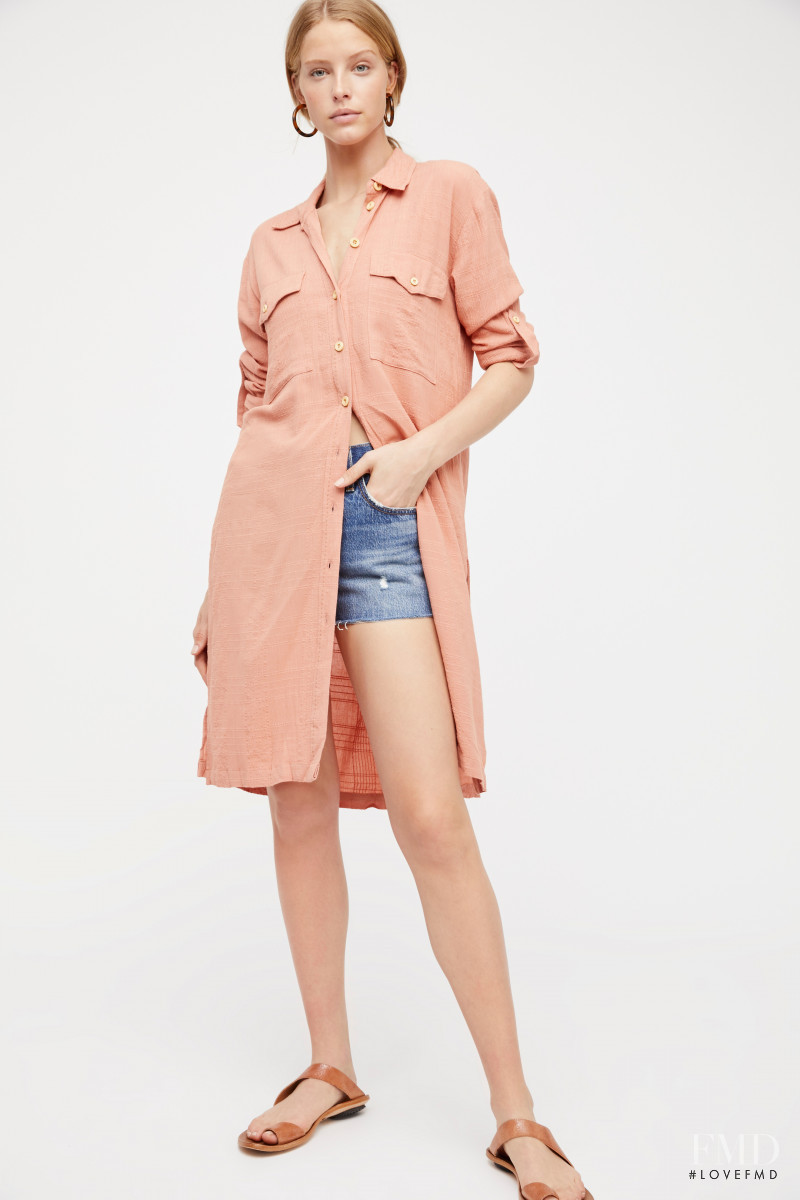 Abby Champion featured in  the Free People catalogue for Spring/Summer 2018