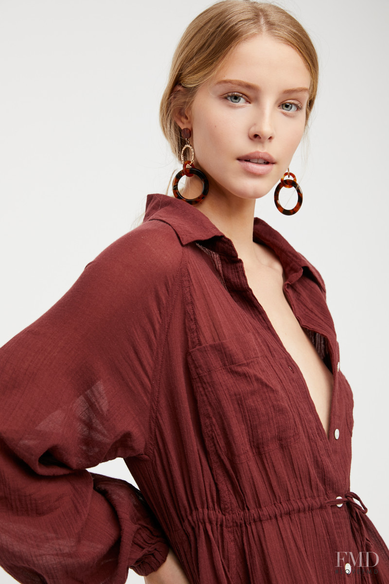 Abby Champion featured in  the Free People catalogue for Spring/Summer 2018