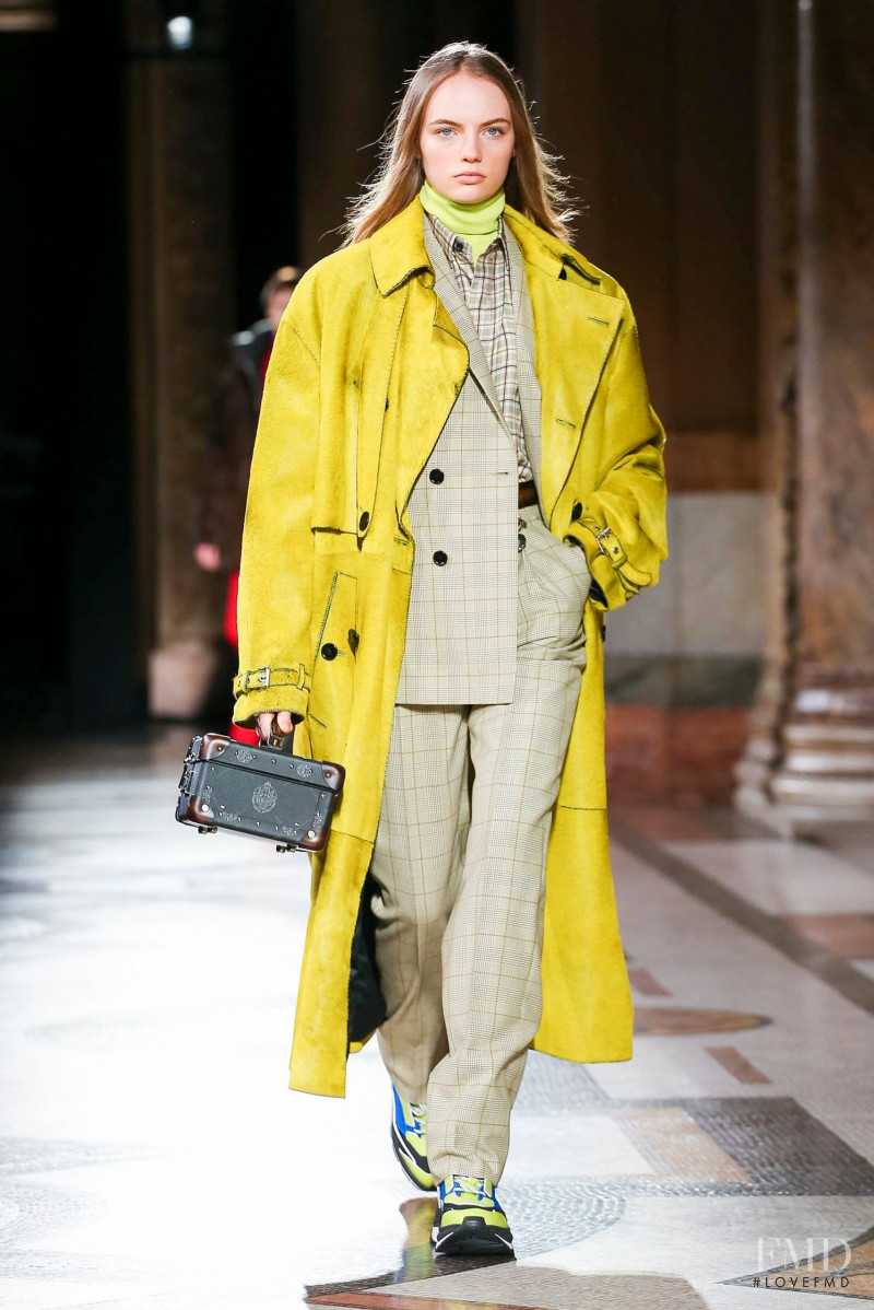 Fran Summers featured in  the Berluti fashion show for Autumn/Winter 2020