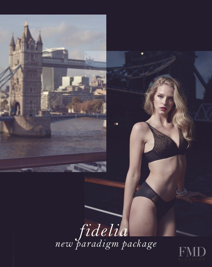 Abby Champion featured in  the Fidelia lookbook for Spring/Summer 2020