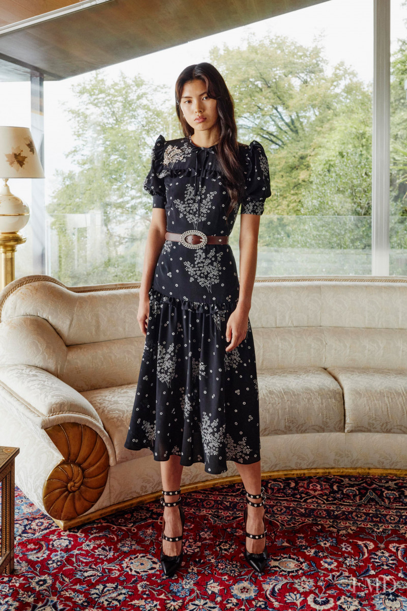 Maggie Yu featured in  the Alessandra Rich lookbook for Spring/Summer 2021