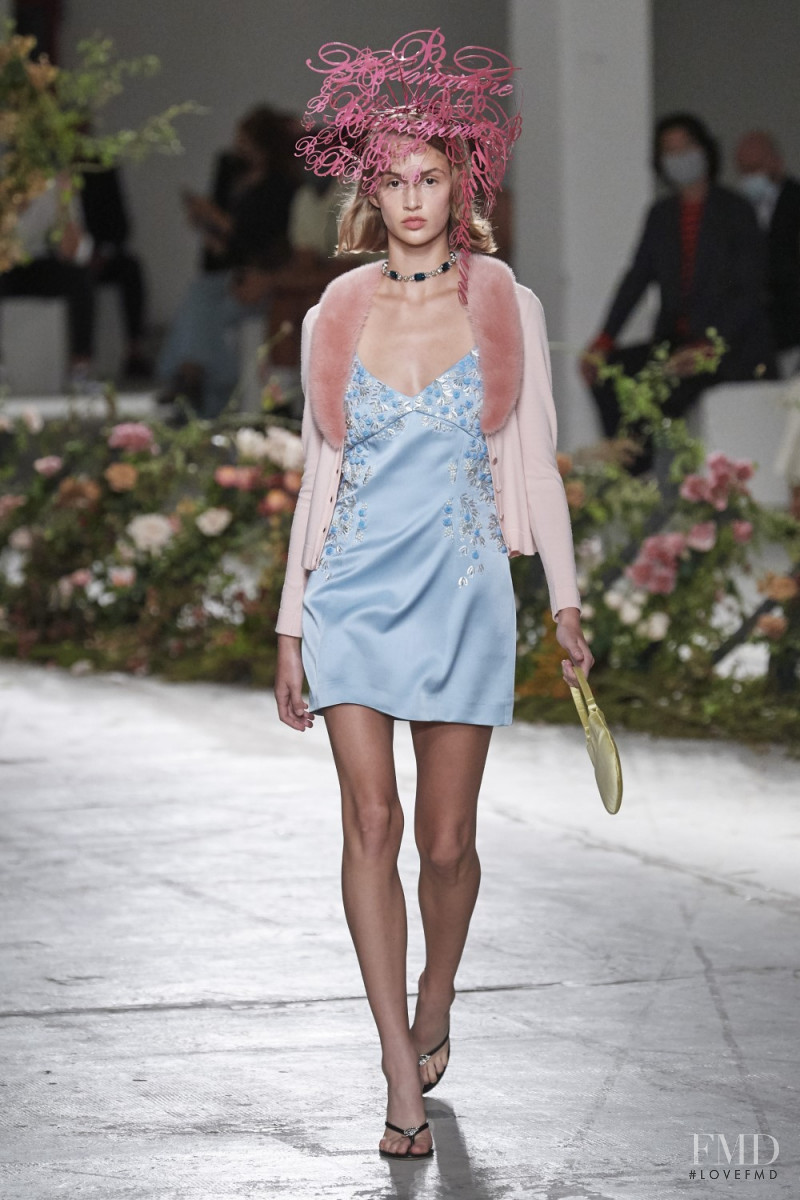 Quinn Elin Mora featured in  the Blumarine fashion show for Spring/Summer 2021