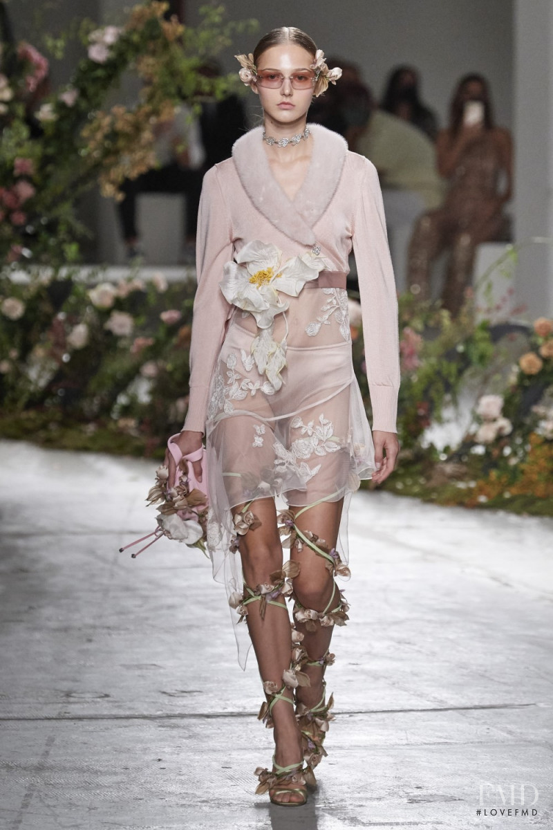Valeria Buldini featured in  the Blumarine fashion show for Spring/Summer 2021