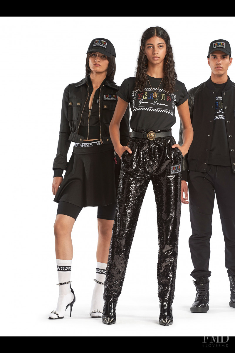 Rocio Marconi featured in  the Versus lookbook for Resort 2019