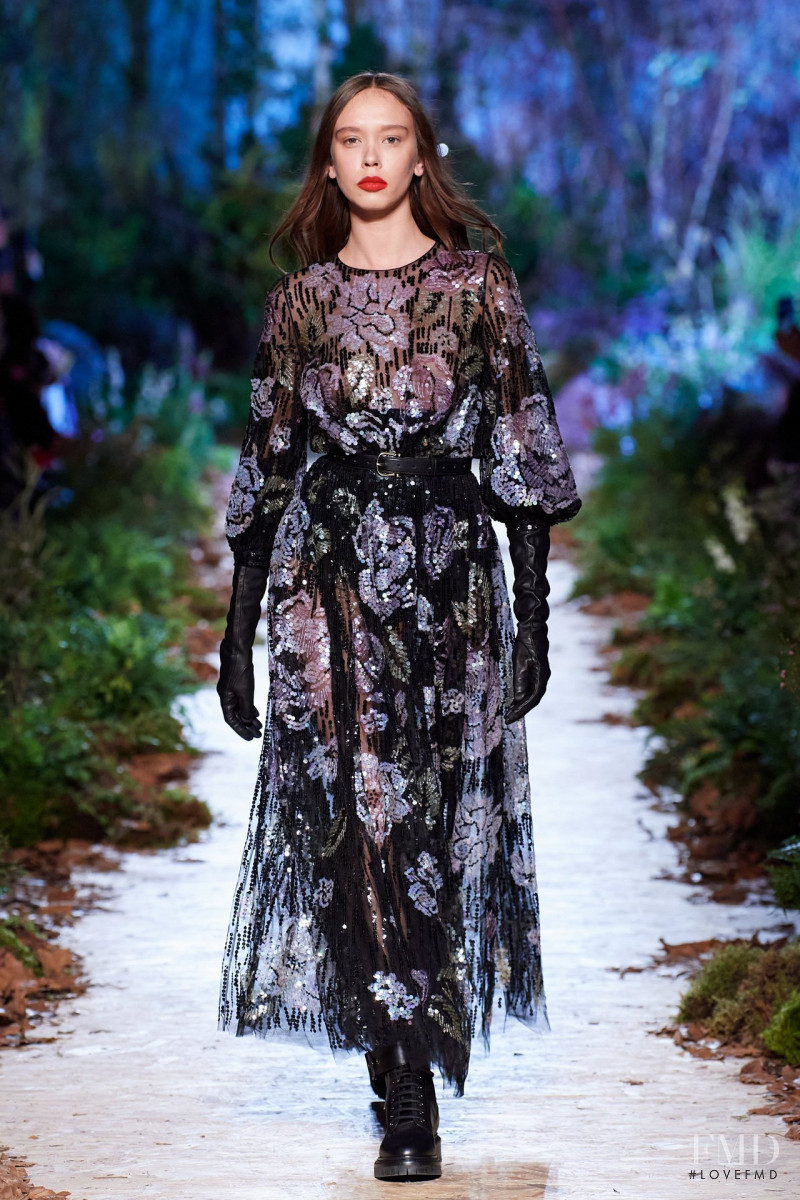 Moira Berntz featured in  the Ralph & Russo fashion show for Autumn/Winter 2020