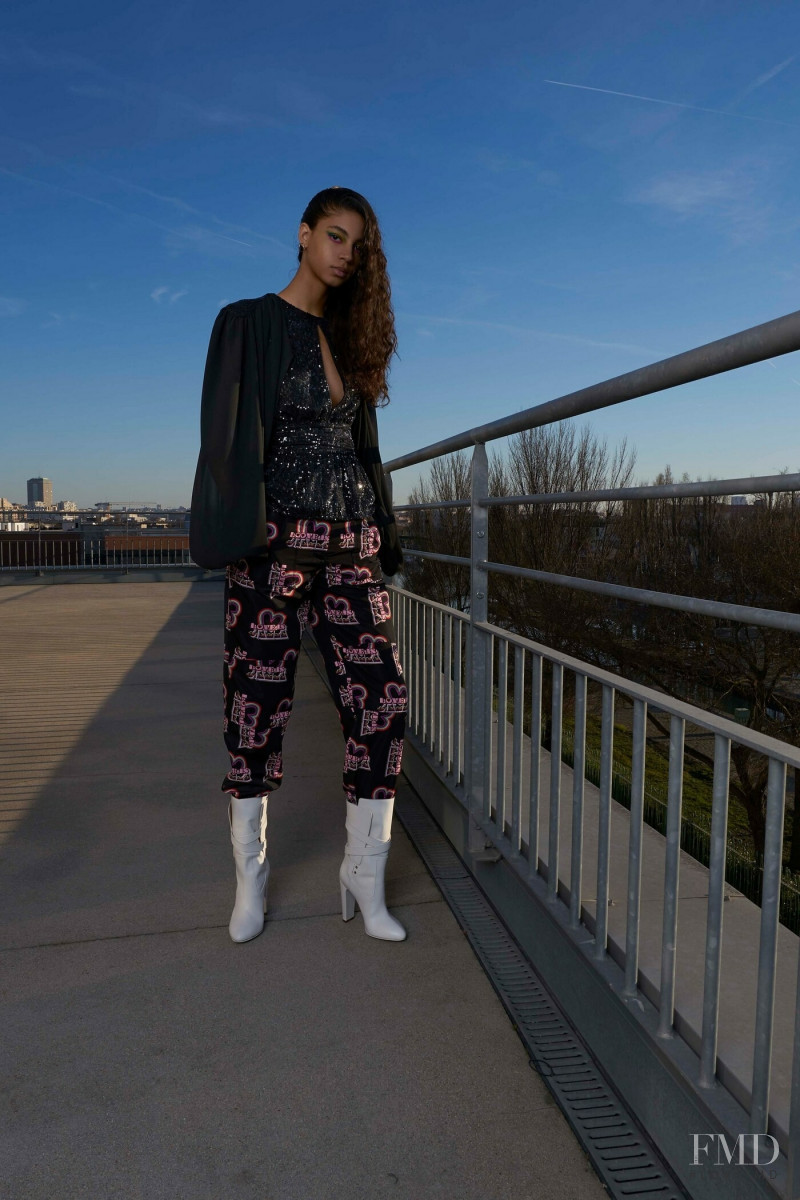 Rocio Marconi featured in  the Giamba lookbook for Autumn/Winter 2019