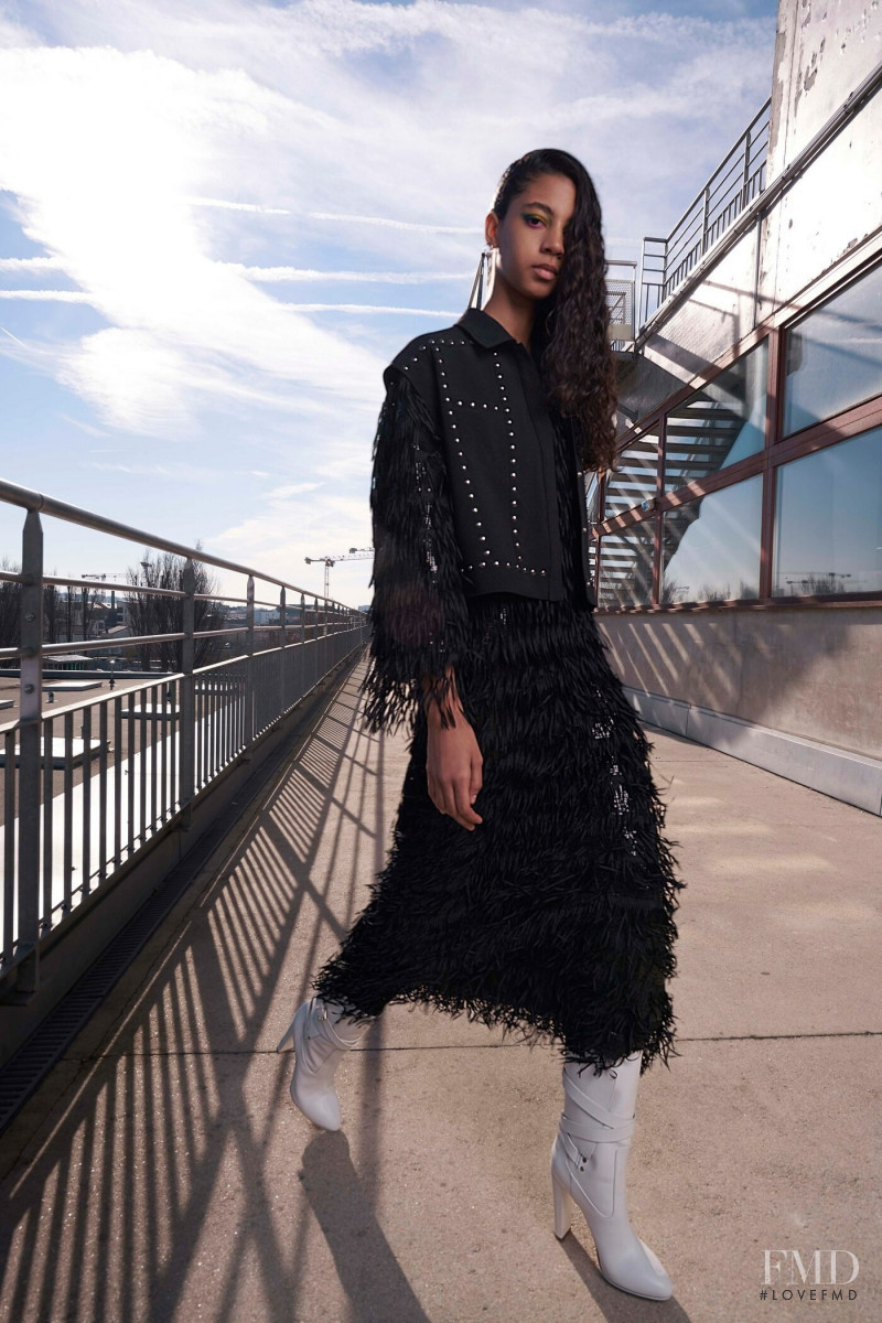 Rocio Marconi featured in  the Giamba lookbook for Autumn/Winter 2019