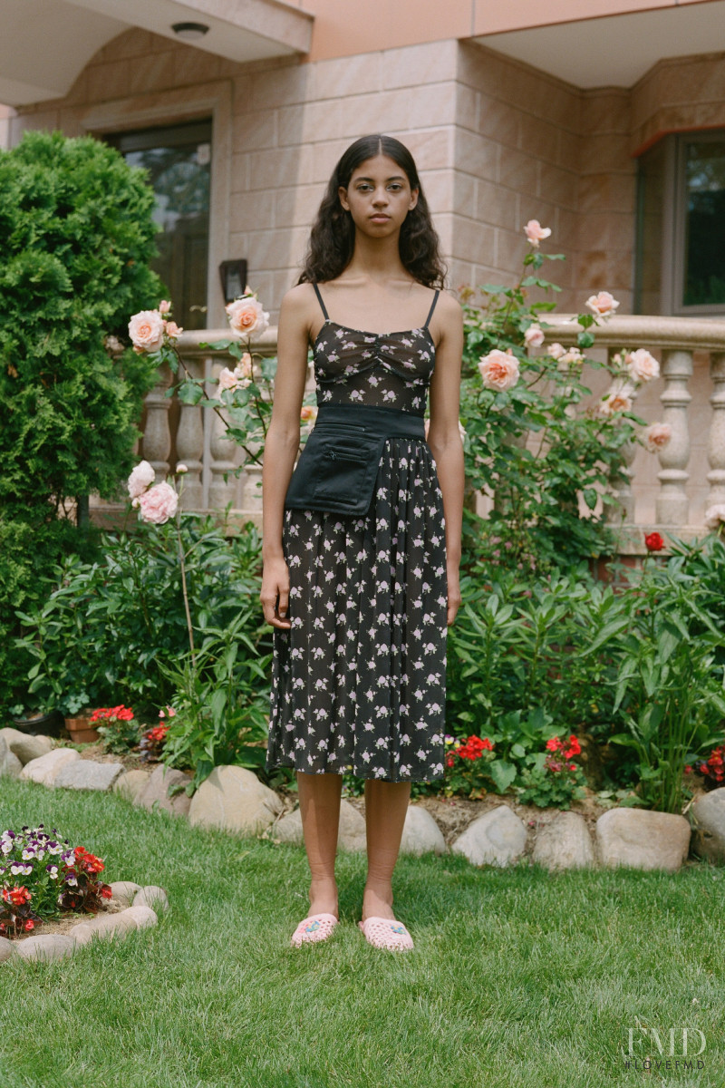 Rocio Marconi featured in  the Sandy Liang lookbook for Resort 2020