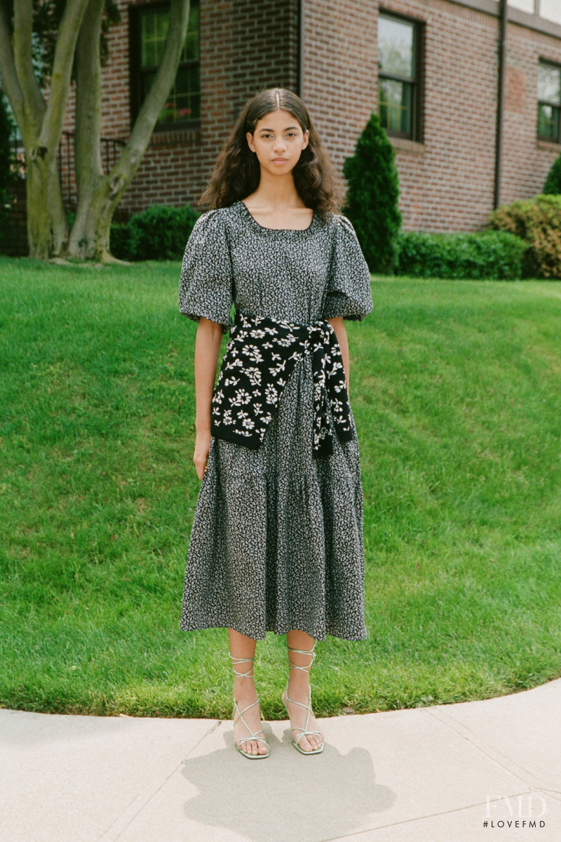 Rocio Marconi featured in  the Sandy Liang lookbook for Resort 2020