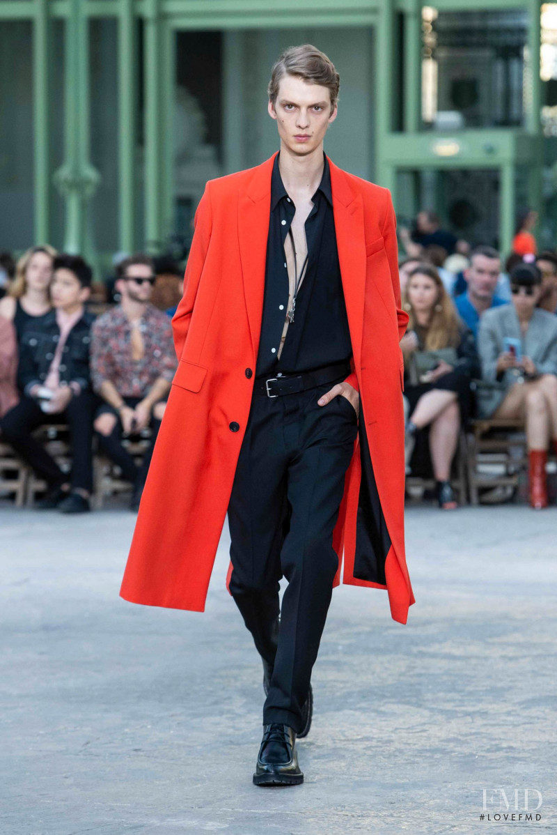 Leon Dame featured in  the AMI Alexandre Mattiussi fashion show for Spring/Summer 2020