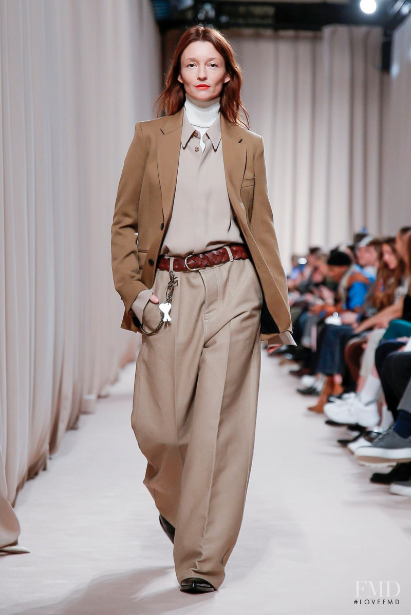 Audrey Marnay featured in  the AMI Alexandre Mattiussi fashion show for Autumn/Winter 2019