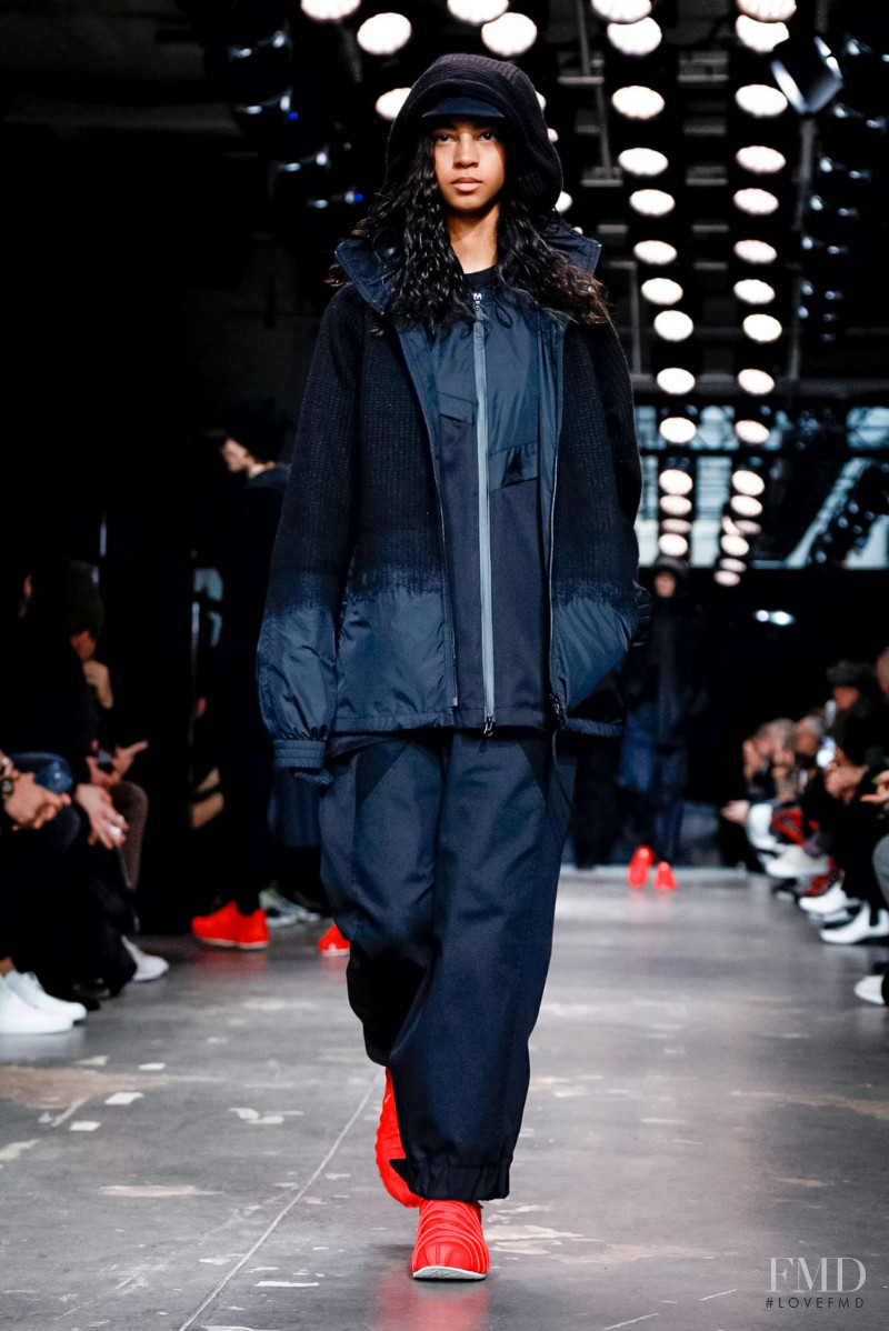 Rocio Marconi featured in  the Y-3 fashion show for Autumn/Winter 2019