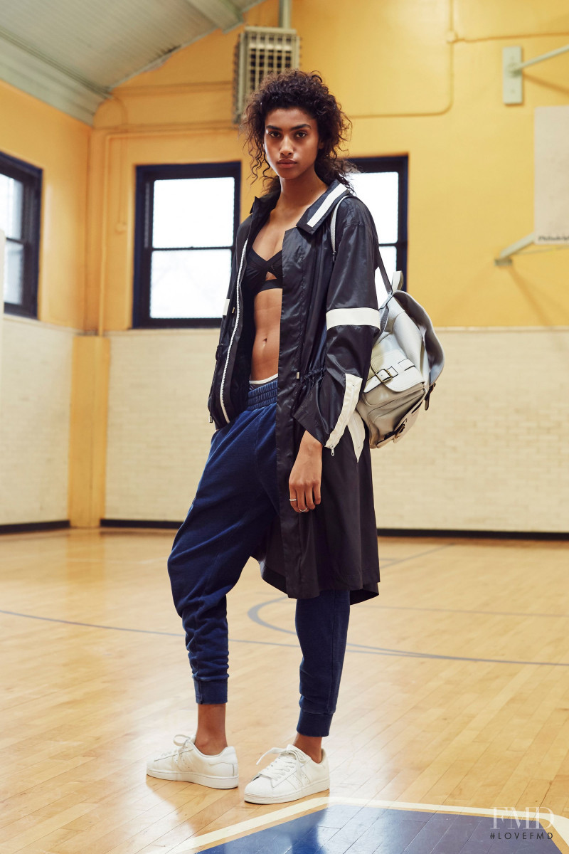 Imaan Hammam featured in  the Urban Outfitters lookbook for Spring/Summer 2015