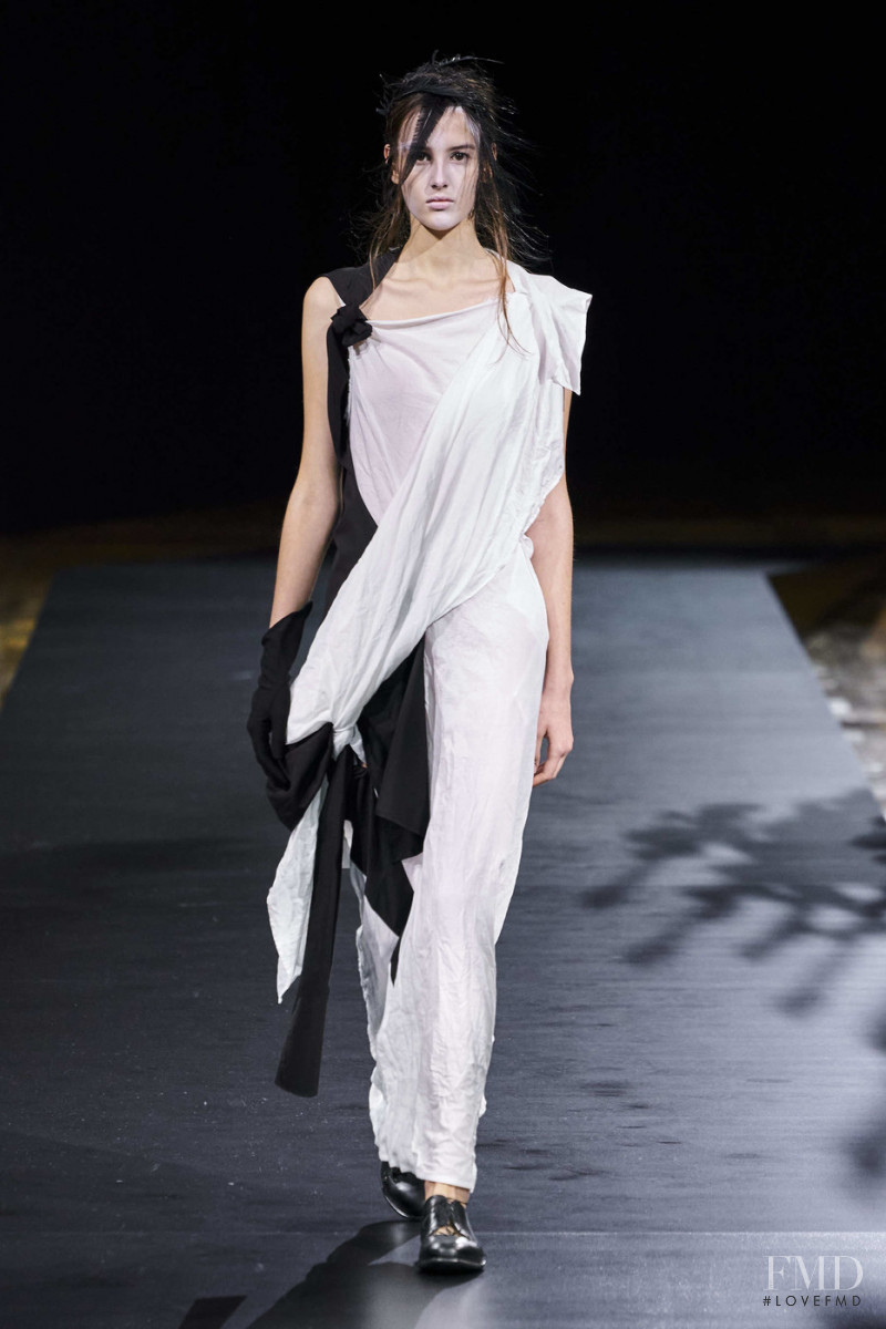 Juliana Pinheiro featured in  the Yohji Yamamoto fashion show for Spring/Summer 2021