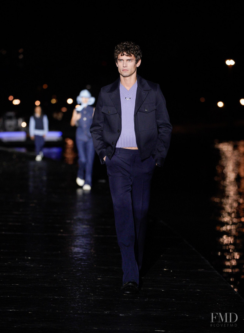 Arthur Gosse featured in  the AMI Alexandre Mattiussi fashion show for Spring/Summer 2021