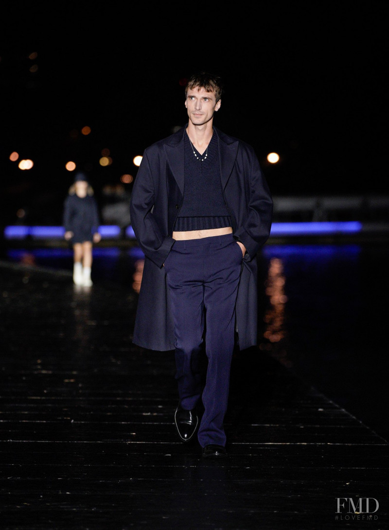 Clement Chabernaud featured in  the AMI Alexandre Mattiussi fashion show for Spring/Summer 2021