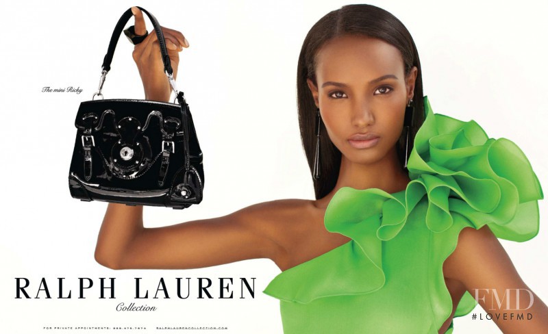 Fatima Siad featured in  the Ralph Lauren Collection advertisement for Spring/Summer 2014