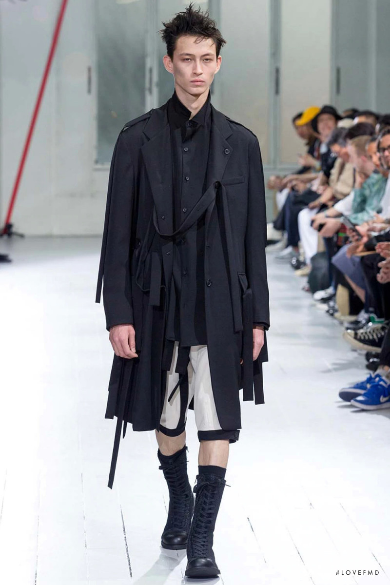 Simon Martyn featured in  the Yohji Yamamoto fashion show for Spring/Summer 2020