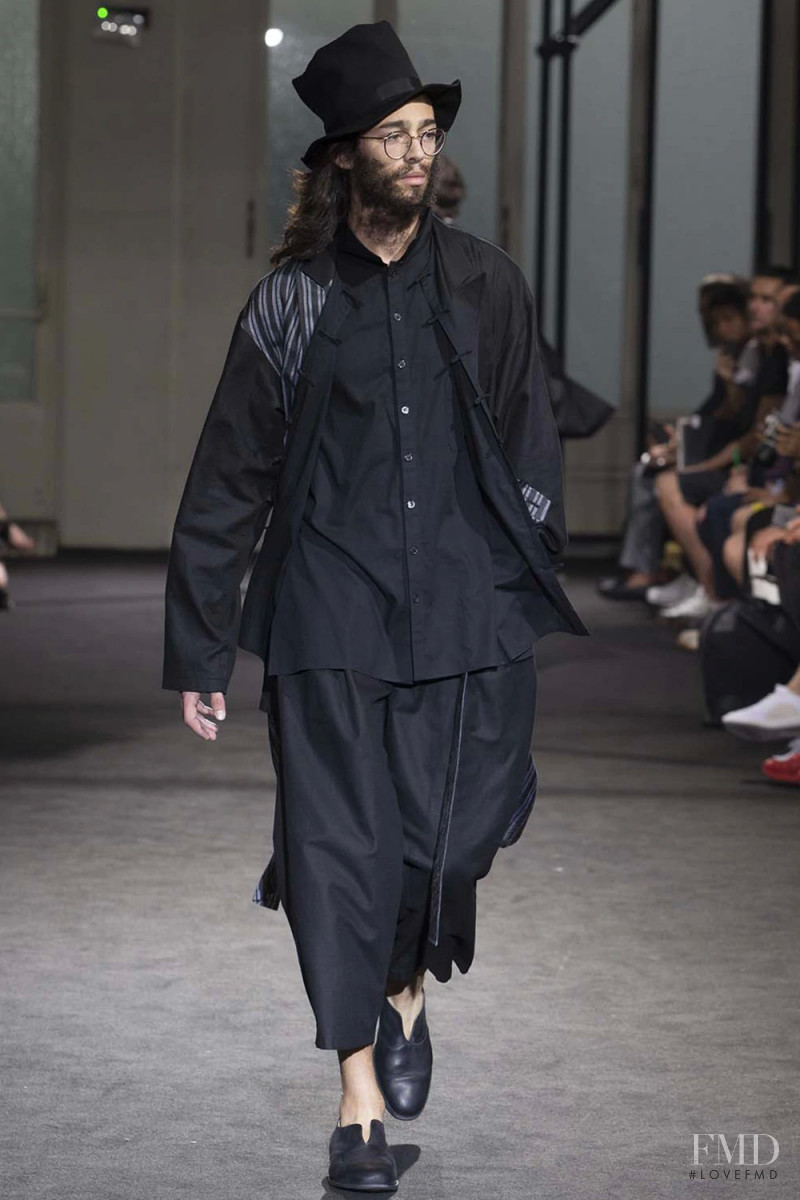 Matthias El Koulali featured in  the Yohji Yamamoto fashion show for Spring/Summer 2017