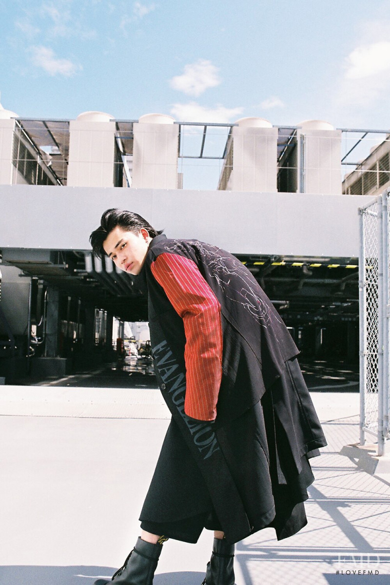 Ground Y Evangelion Collaboration lookbook for Autumn/Winter 2018