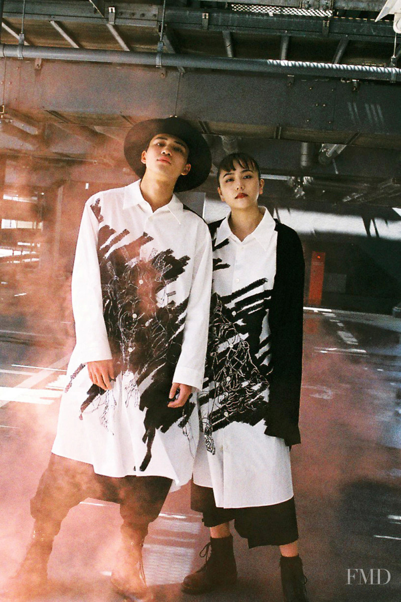 Ground Y Evangelion Collaboration lookbook for Autumn/Winter 2018