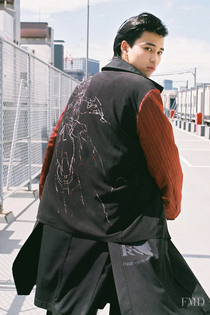 Ground Y Evangelion Collaboration lookbook for Autumn/Winter 2018