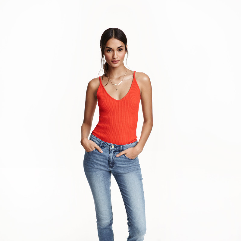 Gizele Oliveira featured in  the H&M catalogue for Spring/Summer 2016