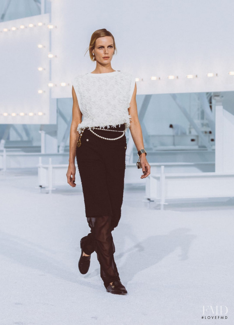 Marlijn Hoek featured in  the Chanel fashion show for Spring/Summer 2021