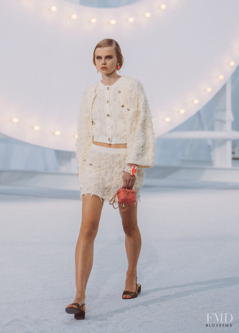 Evie Harris featured in  the Chanel fashion show for Spring/Summer 2021