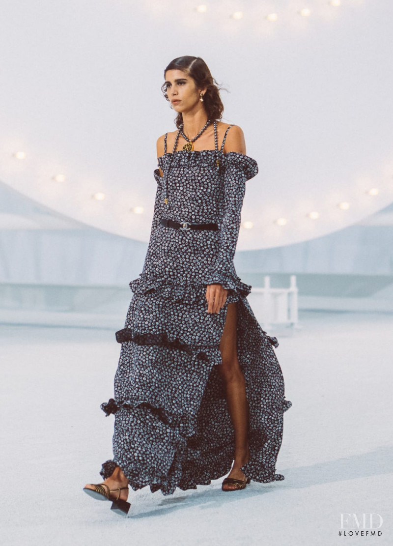 Mica Arganaraz featured in  the Chanel fashion show for Spring/Summer 2021