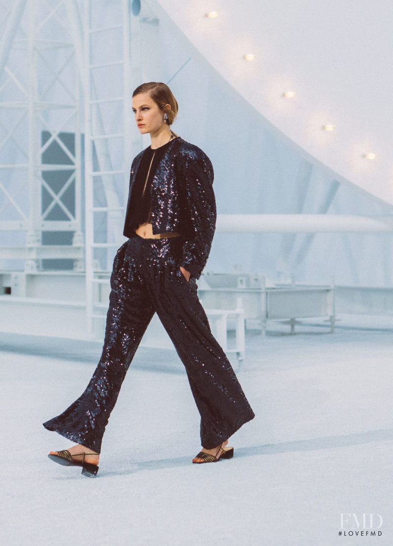 Felice Noordhoff featured in  the Chanel fashion show for Spring/Summer 2021