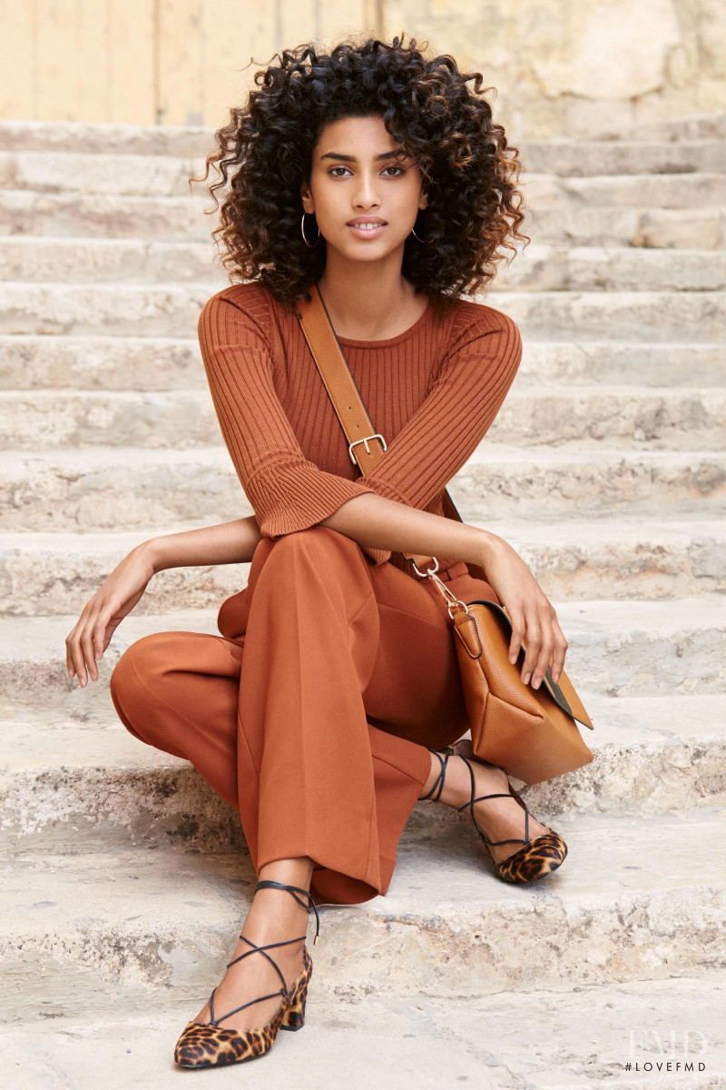Imaan Hammam featured in  the Next catalogue for Summer 2016