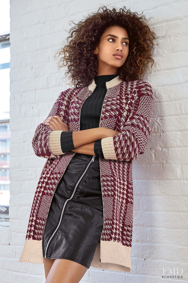 Imaan Hammam featured in  the Next catalogue for Fall 2016