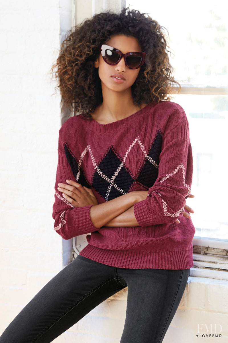 Imaan Hammam featured in  the Next catalogue for Fall 2016