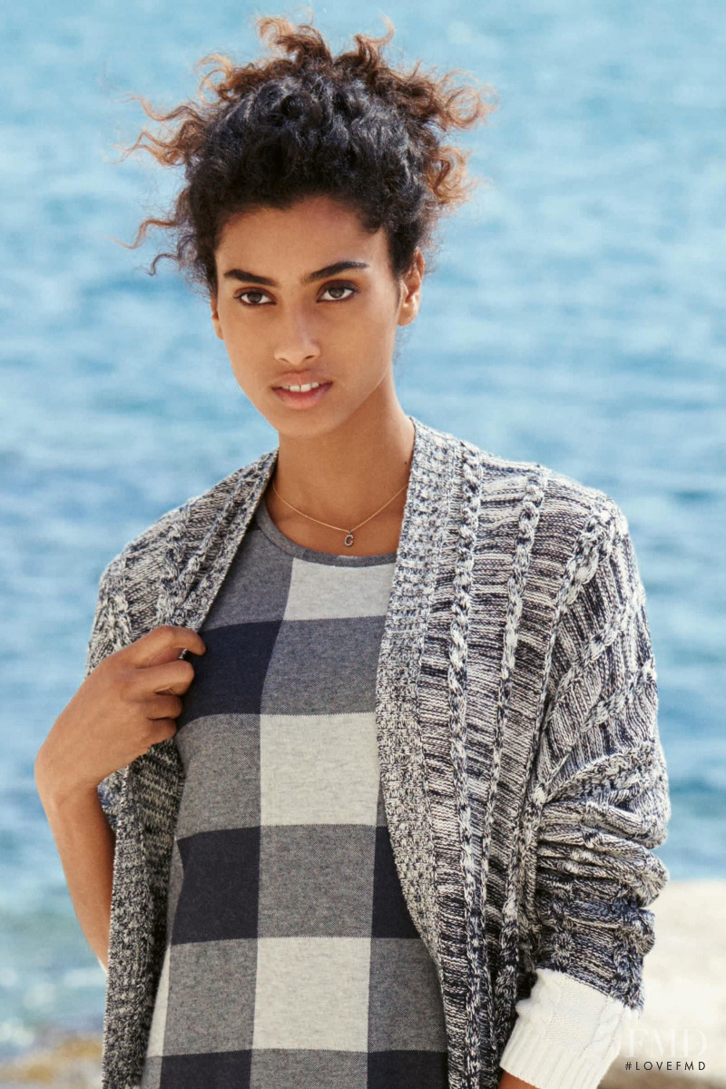 Imaan Hammam featured in  the Next catalogue for Fall 2016